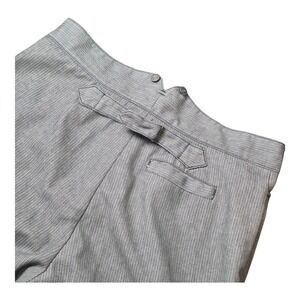 Wah Maker Mens 38 Dodge City Raised Dobby Stripe Western Pants USA Vintage Gray